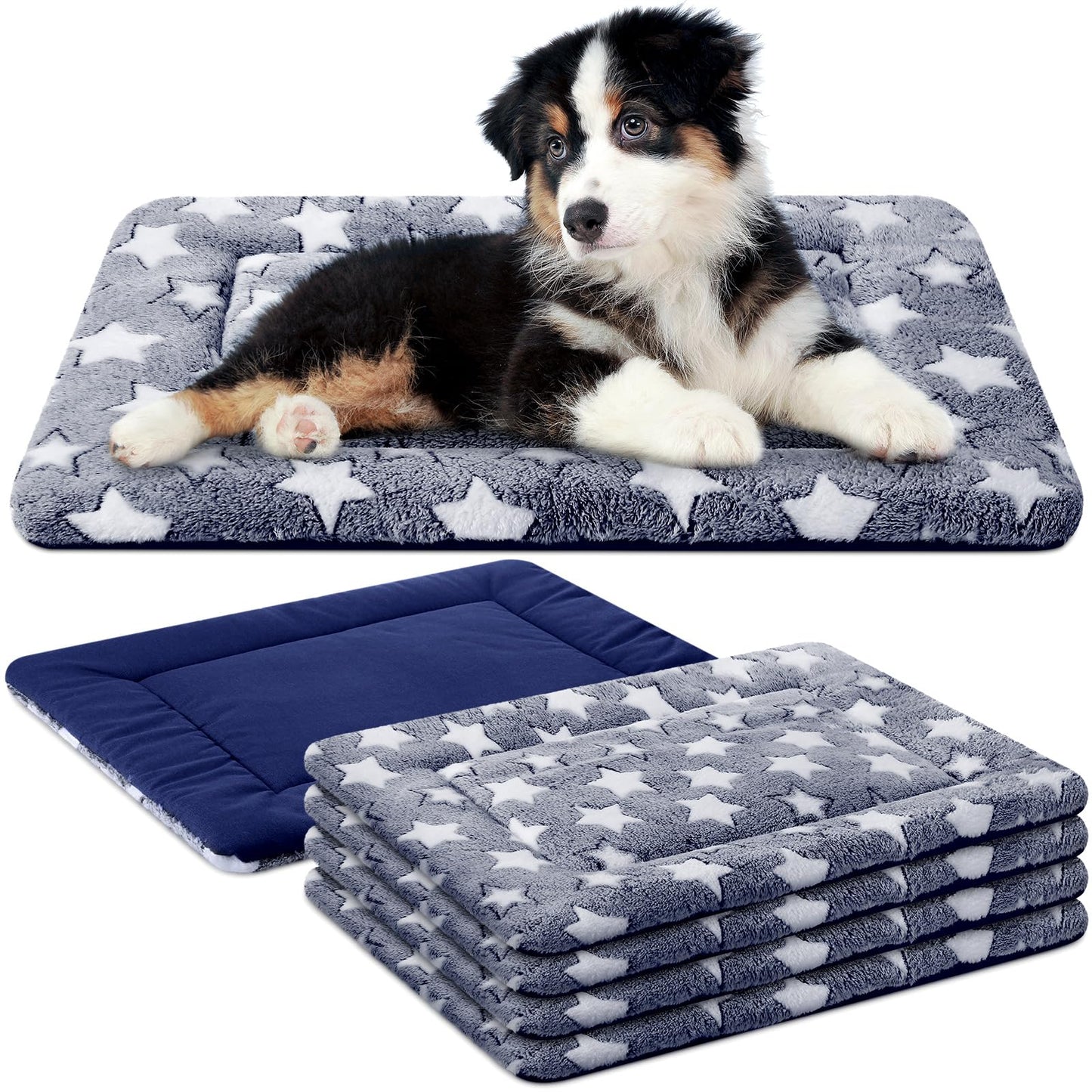 4 Pcs Dog Bed Mat Dog