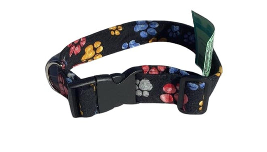 Artisan Cotton Dog Collar for Medium Breeds