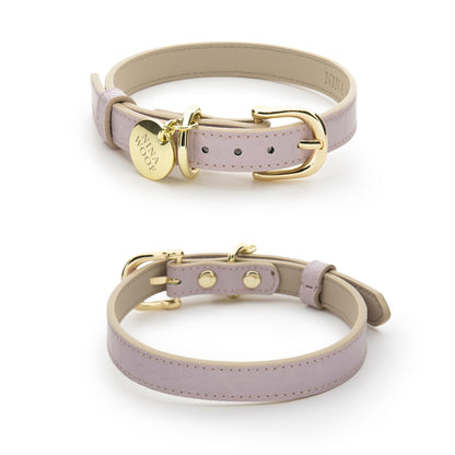 MILAN Vegan Elegance Medium Dog Collar - Lilac