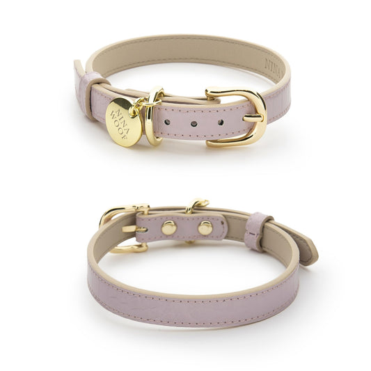 MILAN Vegan Elegance Medium Dog Collar - Lilac