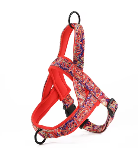 Harnais pour chien en nylon, coupe ajustée à la poitrine