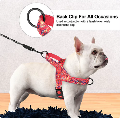 Harnais pour chien en nylon, coupe ajustée à la poitrine