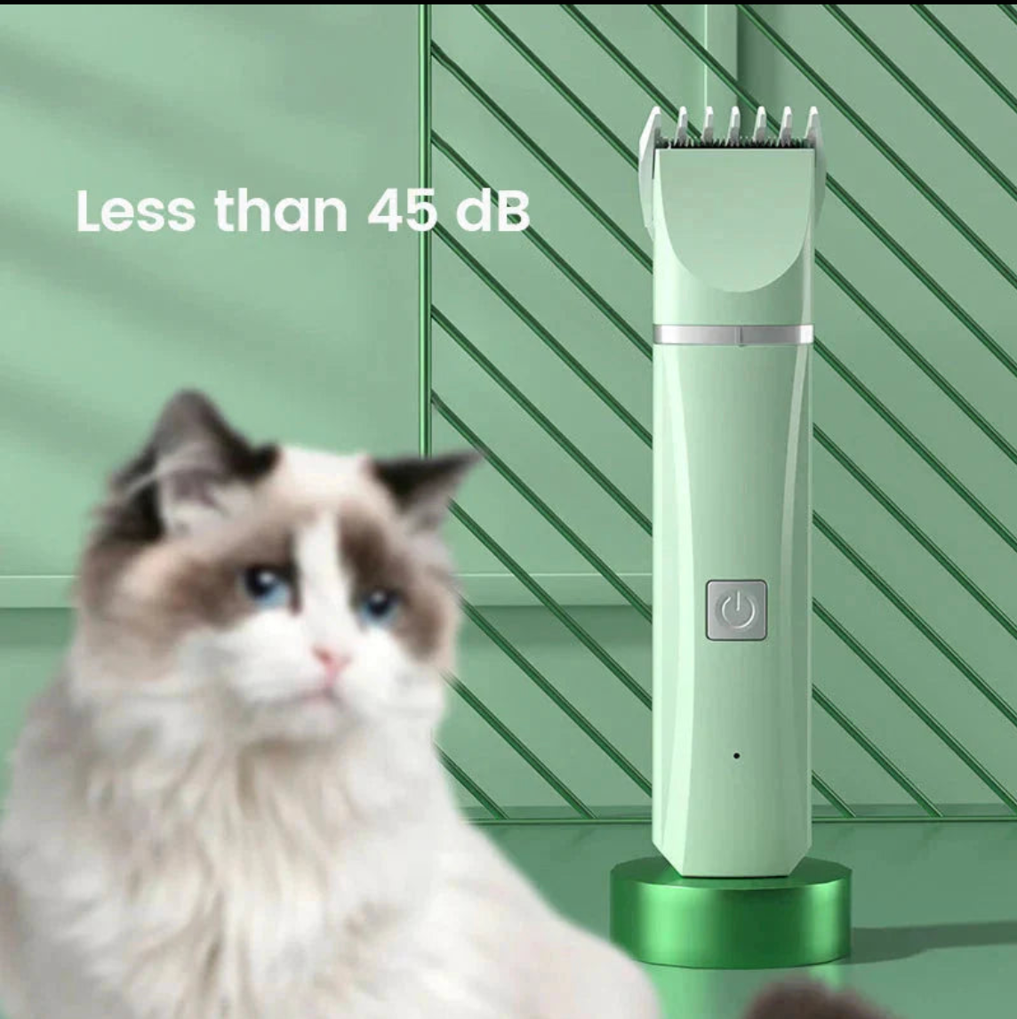 4X Professional Cordless Pet Clippers & Grooming Trimmer Ki